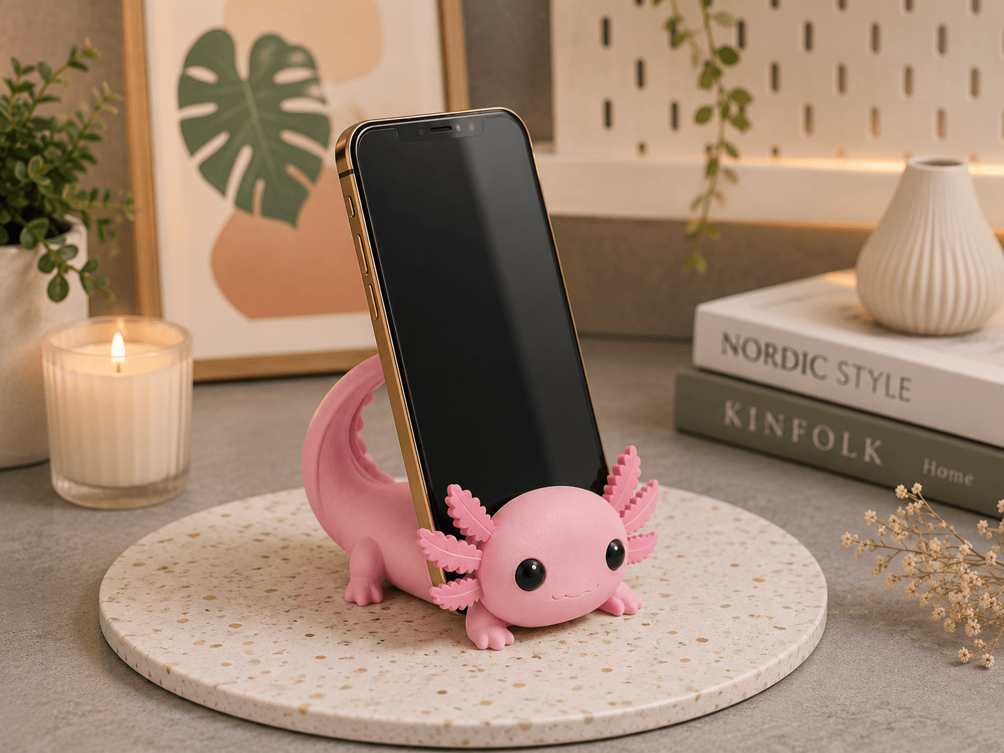Aksolot Telefon Tutucu Stand